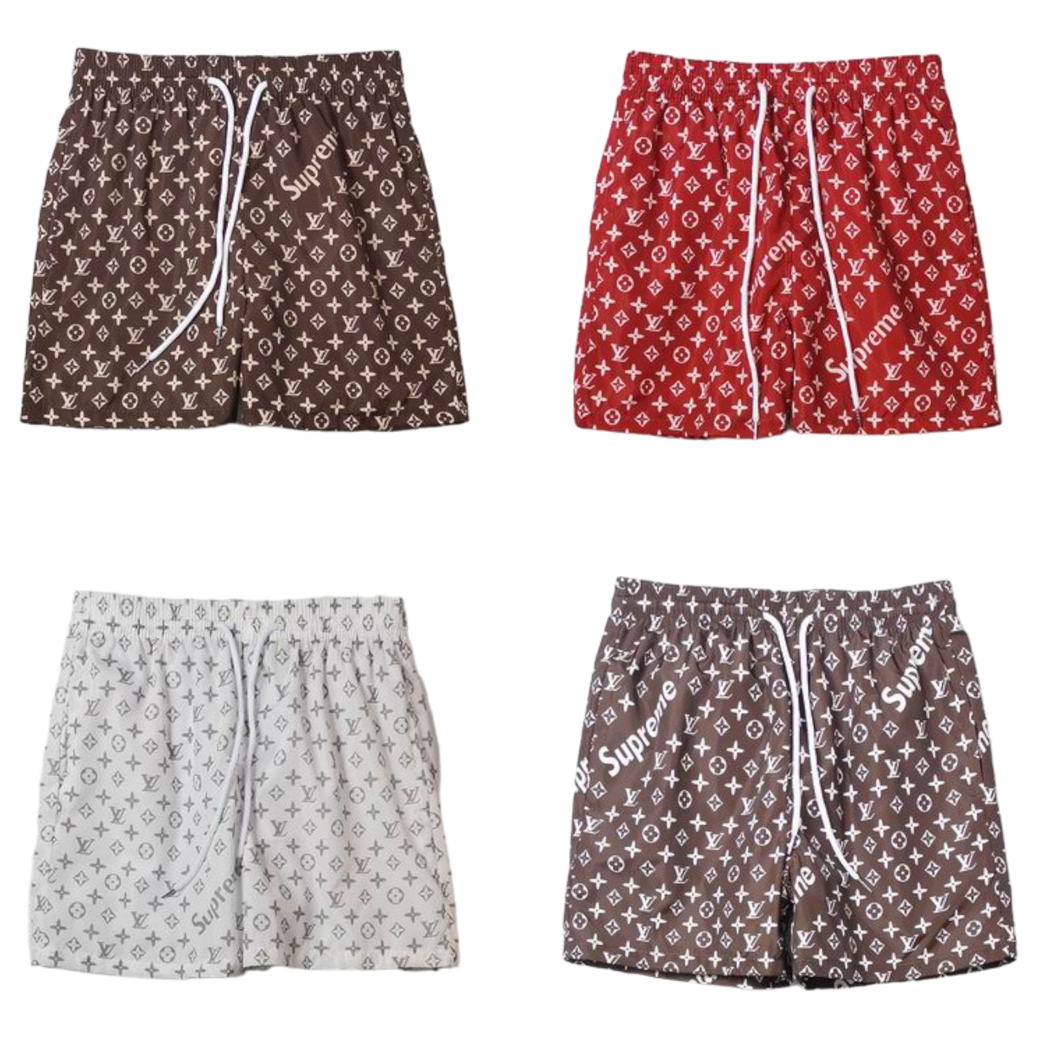 LV X SUPREME shorts