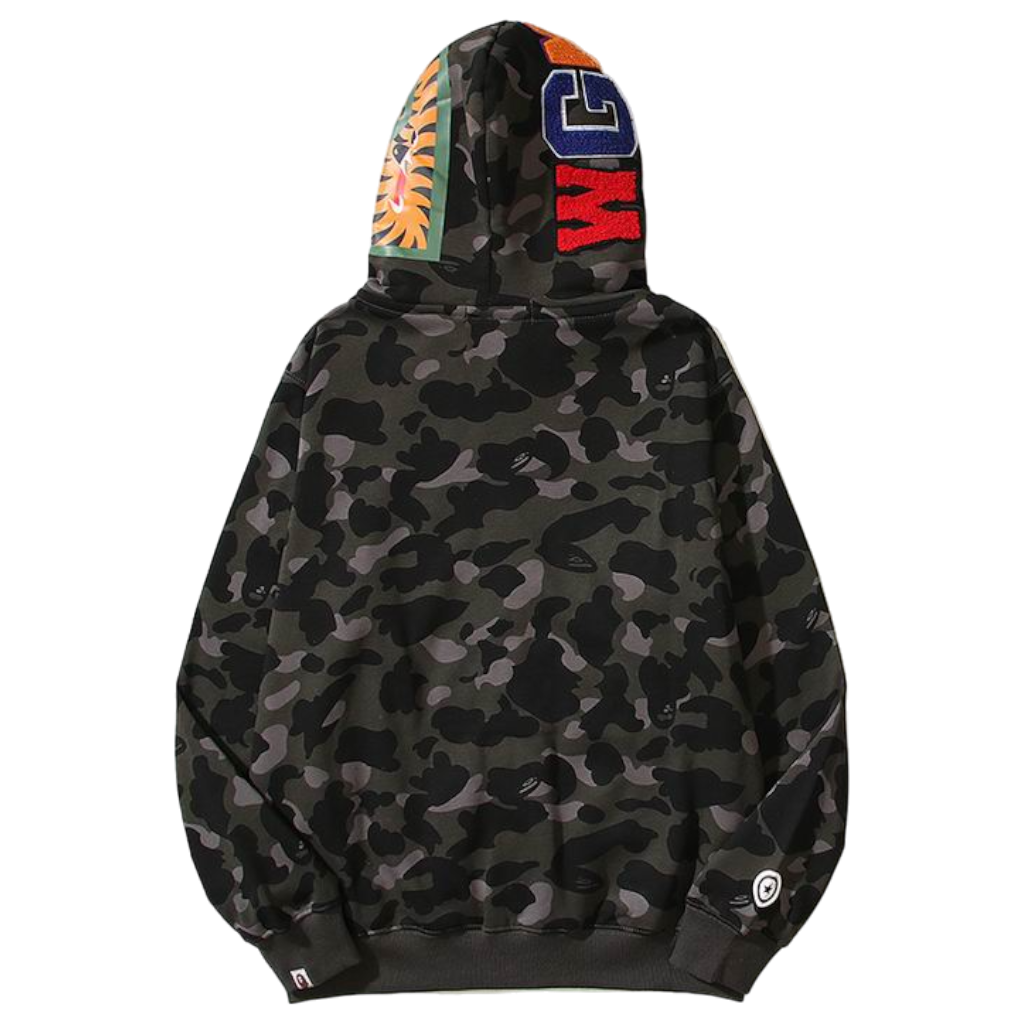 B A P E hoodie dark camouflage